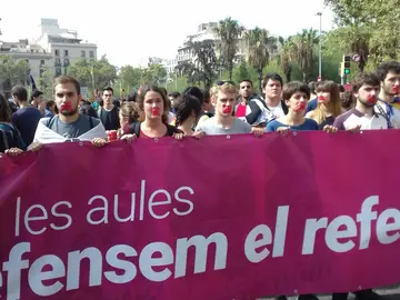 Manifestación en Barcelona Manifestación en Barcelona