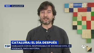 Rafa Mayoral, responsable de Sociedad Civil de Podemos: 