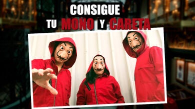Descubre si has sido uno de los ganadores de un mono y careta de 'La casa de papel'
