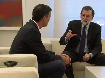 Mariano Rajoy con Pedro Sánchez Mariano Rajoy con Pedro Sánchez