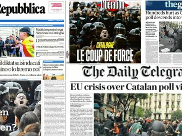 Portadas de la prensa europea Portadas de la prensa europea