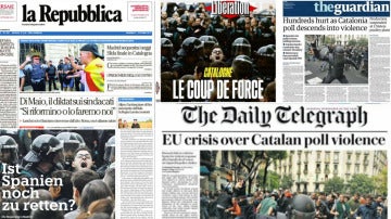 Portadas de la prensa europea