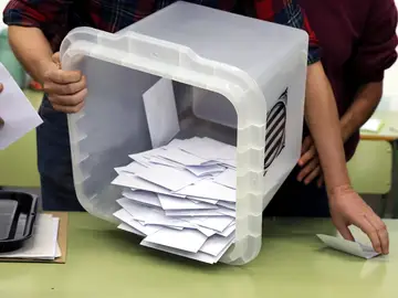 Urna del referéndum del 1-O Urna del referéndum del 1-O