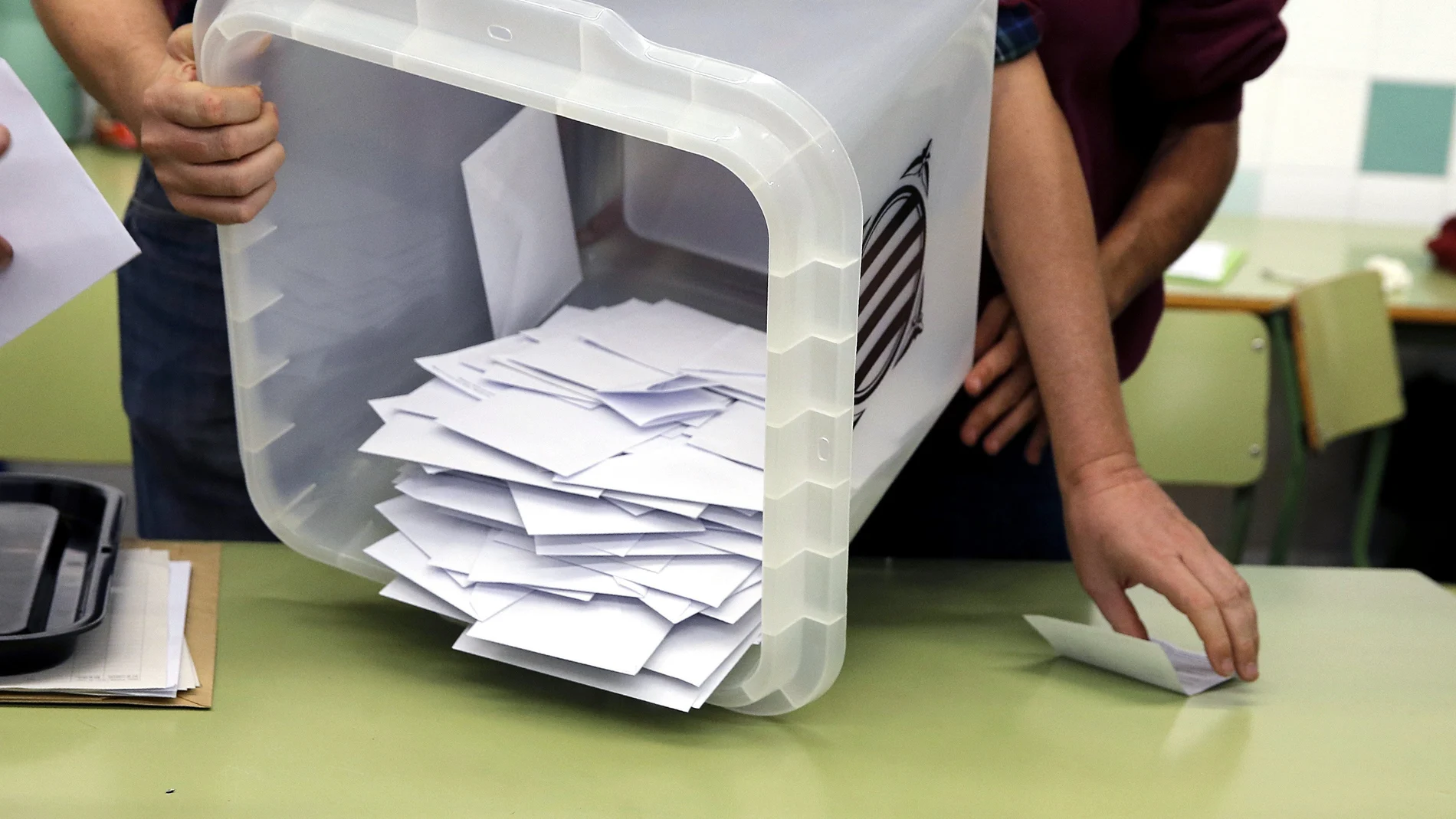 Urna del referéndum del 1-O Urna del referéndum del 1-O