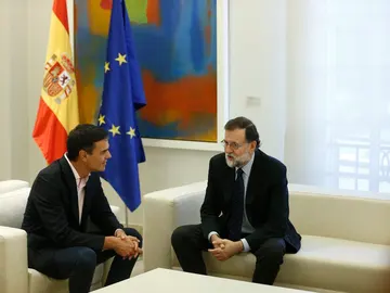 Mariano Rajoy y Pedro Sánchez en una imagen de archivo Mariano Rajoy y Pedro Sánchez en una imagen de archivo