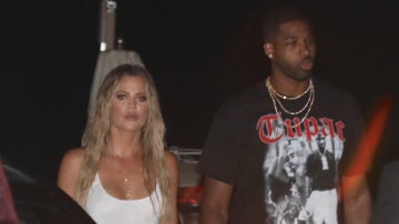 Khloé Kardashian y Tristan Thompson