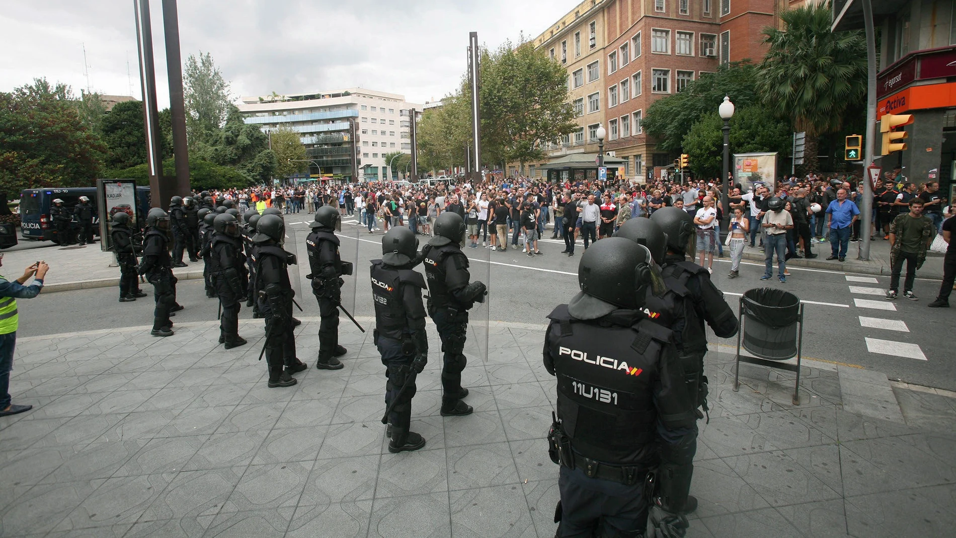Policía durante el referéndum del 1-O Policía durante el referéndum del 1-O