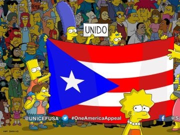'Los Simpson' pide ayuda para Puerto Rico