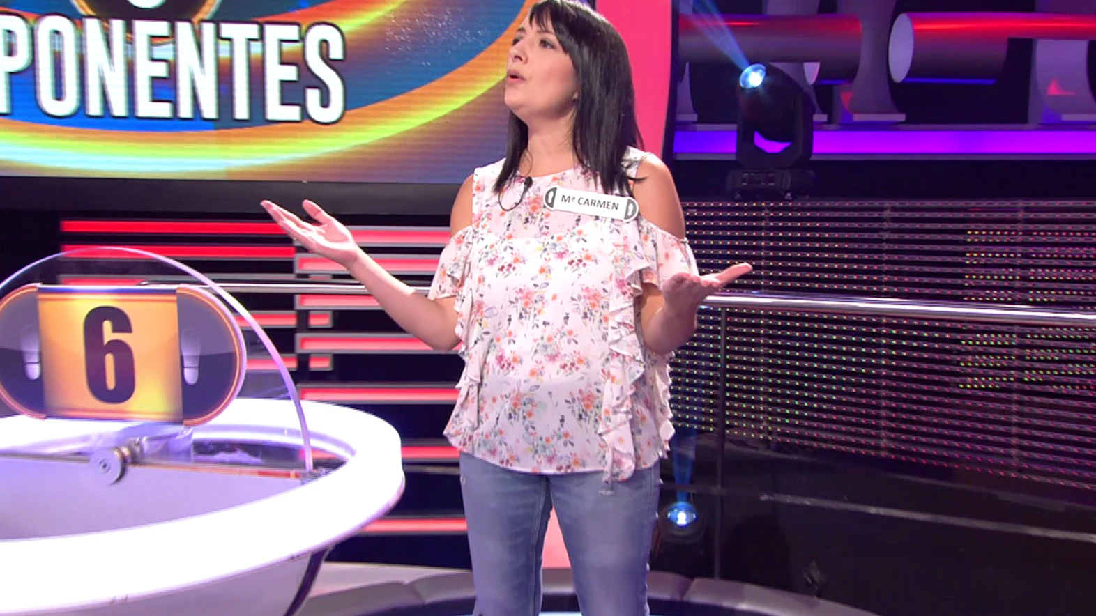 Mari Carmen, concursante de '¡Ahora Caigo!'