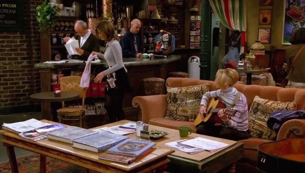 Los protagonistas de 'Friends' tenían el sofá reservado