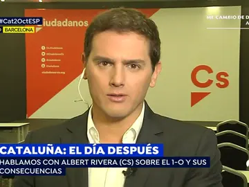 Rivera: "Vamos a pedir al Gobierno que active el artículo 155 para evitar la declaración de independencia" Rivera: "Vamos a pedir al Gobierno que active el artículo 155 para evitar la declaración de independencia"
