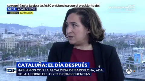 Ada Colau apuesta por un tercero para mediar Ada Colau apuesta por un tercero para mediar