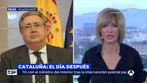 Juan Ignacio Zoido, en una entrevista en Espejo Público Juan Ignacio Zoido, en una entrevista en Espejo Público