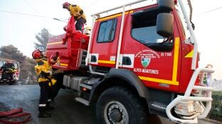 Bomberos en Francia 