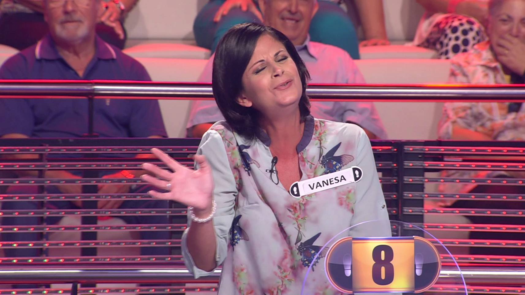 Vanesa, concursante de '¡Ahora Caigo!'