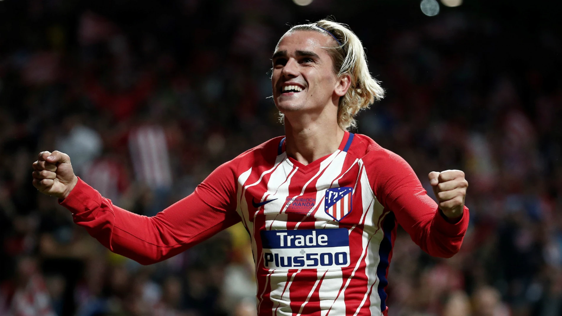 Griezmann, en un partido con el Atlético Griezmann, en un partido con el Atlético