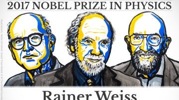El Nobel de Física 2017 premia a los tres descubridores de las ondas gravitacionales