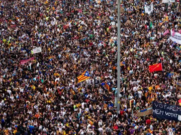 Manifestación en Barcelona Manifestación en Barcelona