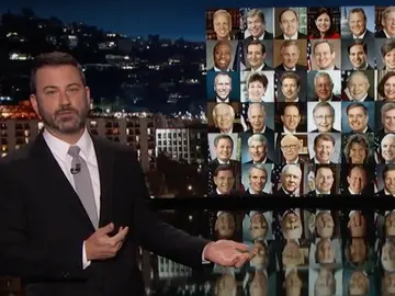 Jimmy Kimmel, emocionado tras el tiroteo en Las Vegas Jimmy Kimmel, emocionado tras el tiroteo en Las Vegas