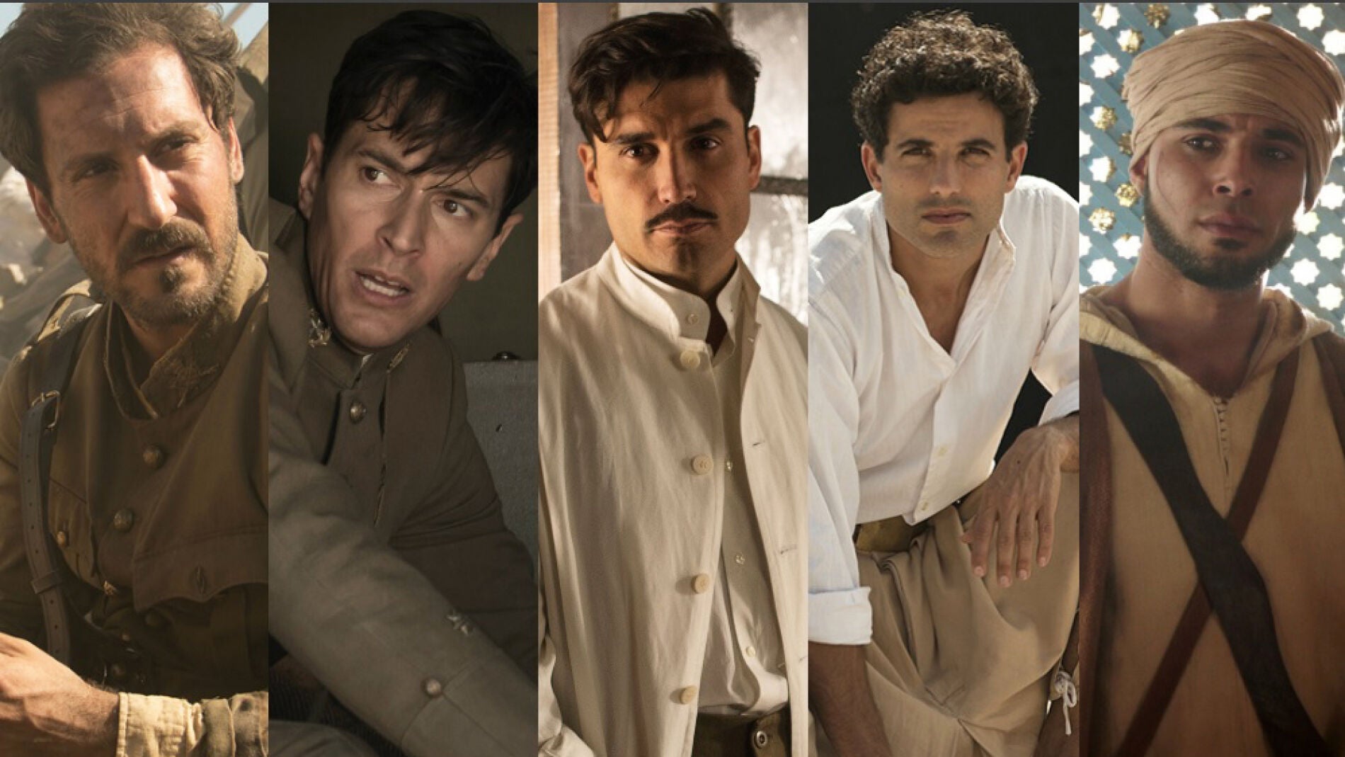 Los actores de 'Tiempos de guerra'