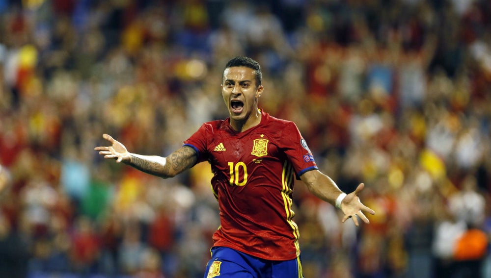 Thiago, con la Selección