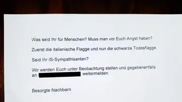 Nota enviada al vecino italiano Nota enviada al vecino italiano