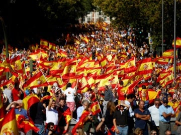 Manifestación a favor de la unidad de España en Madrid