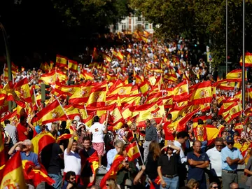 Manifestación a favor de la unidad de España en Madrid Manifestación a favor de la unidad de España en Madrid
