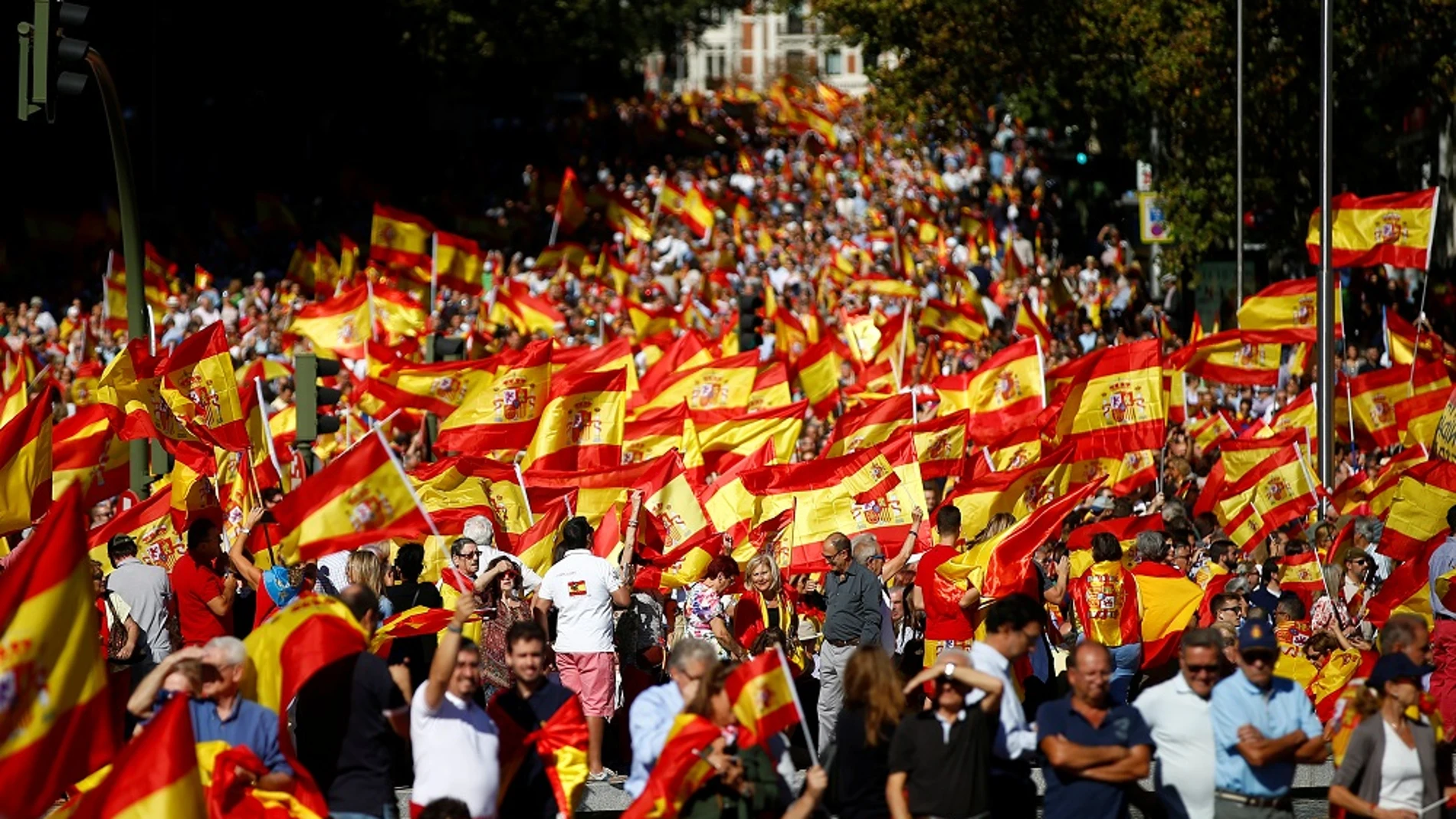 Manifestación a favor de la unidad de España en Madrid Manifestación a favor de la unidad de España en Madrid