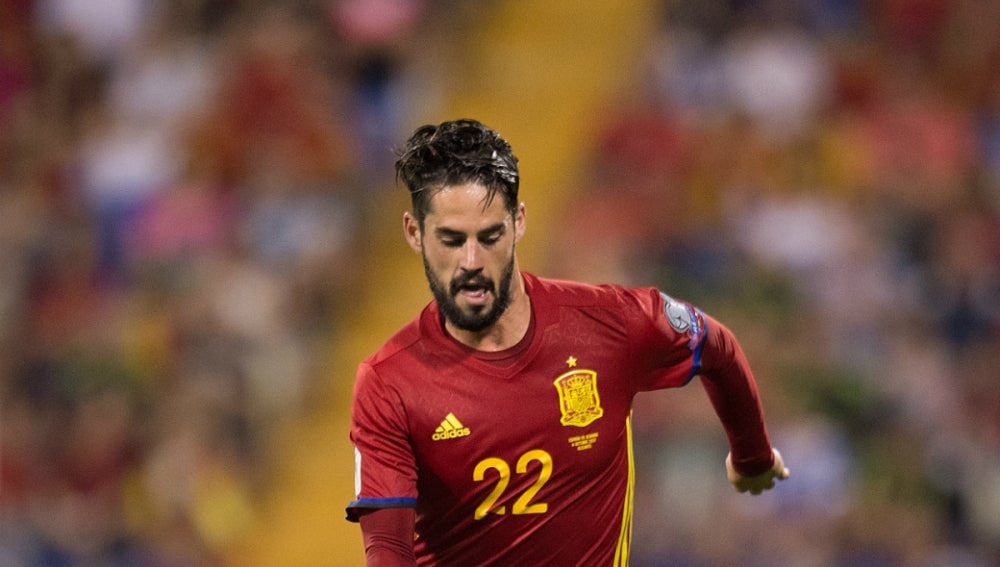 Isco, con España