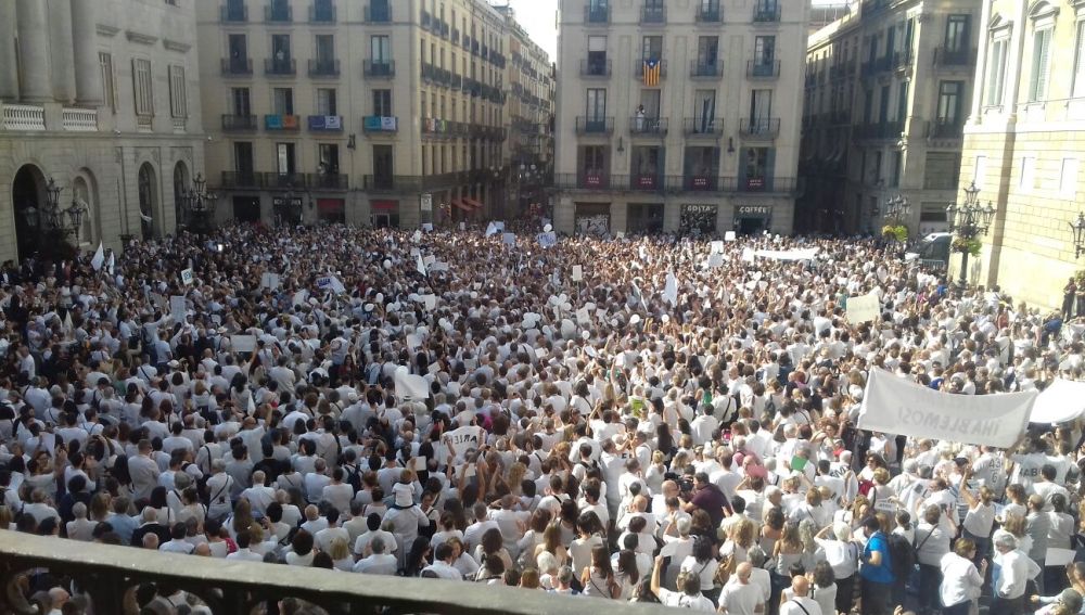 Plaza Sant Jaume de Barcelona