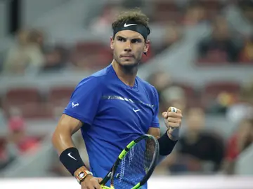 Rafa Nadal celebra un punto Rafa Nadal celebra un punto