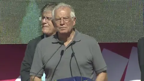 Borrell: "Estamos aquÍ para defender la convivencia, el pluralismo y la solidaridad" Borrell: "Estamos aquÍ para defender la convivencia, el pluralismo y la solidaridad"