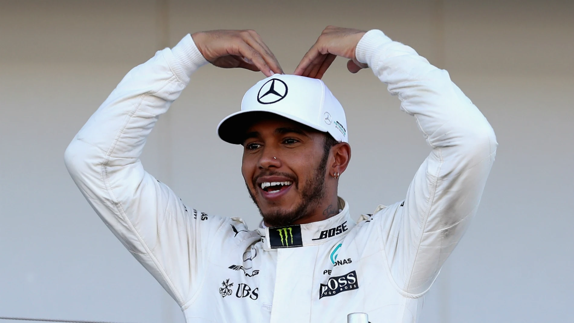 Lewis Hamilton celebra una victoria