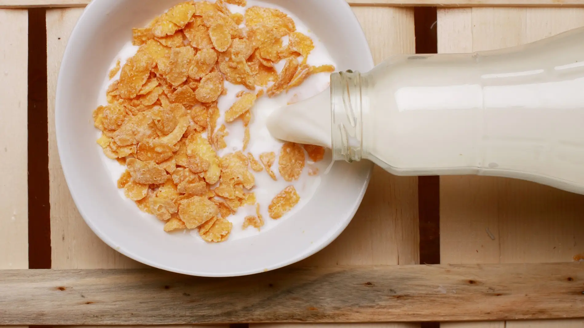 Cereales con leche