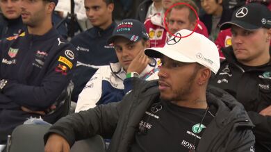El 'zasca' de Hamilton a Vettel delante de todos sus compañeros en Suzuka
