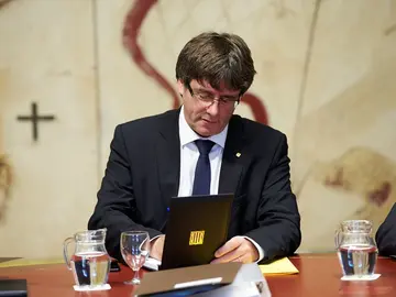 Carles Puigdemont en una imagen de archivo Carles Puigdemont en una imagen de archivo