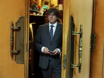Carles Puigdemont en el Parlament (Archivo) Carles Puigdemont en el Parlament (Archivo)
