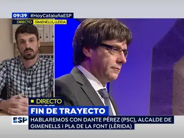 Dante Pérez, alcalde de Gimenells: "Si hay que aplicar el 155, que se aplique, pero sin humillar a la sociedad catalana" Dante Pérez, alcalde de Gimenells: "Si hay que aplicar el 155, que se aplique, pero sin humillar a la sociedad catalana"