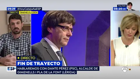 Dante Pérez, alcalde de Gimenells: "Si hay que aplicar el 155, que se aplique, pero sin humillar a la sociedad catalana" Dante Pérez, alcalde de Gimenells: "Si hay que aplicar el 155, que se aplique, pero sin humillar a la sociedad catalana"
