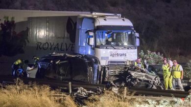En libertad con cargos el camionero implicado en el accidente de la A-7 en Murcia