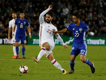 Isco, en el partido ante Israel Isco, en el partido ante Israel