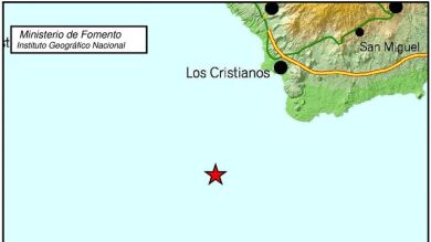 Un terremoto de 4 grados sacude el sur de Tenerife