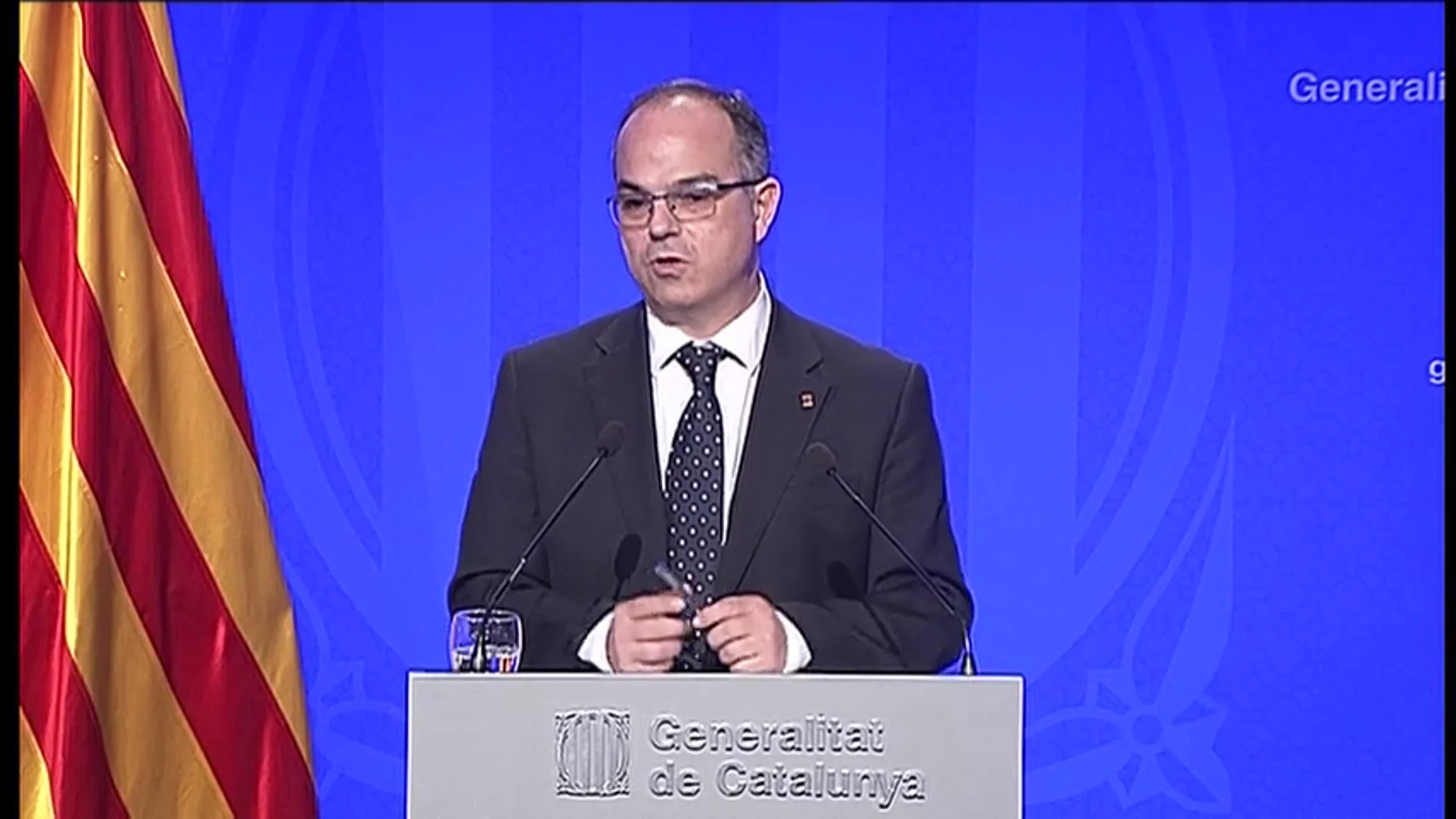 Turull rechaza dar detalles sobre la comparecencia de Puigdemont pero asegura que será "muy claro y explícito" Turull rechaza dar detalles sobre la comparecencia de Puigdemont pero asegura que será "muy claro y explícito"