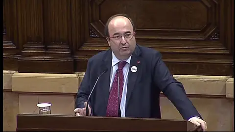Iceta: "No se puede suspender una declaración que no se ha tomado" Iceta: "No se puede suspender una declaración que no se ha tomado"