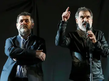El presidente de la Asamblea Nacional Catalana (ANC), Jordi Sánchez (i) y el presidente de Omnium Cultural, Jordi Cuixart El presidente de la Asamblea Nacional Catalana (ANC), Jordi Sánchez (i) y el presidente de Omnium Cultural, Jordi Cuixart
