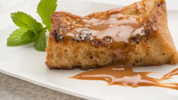 Torrijas con dulce de leche