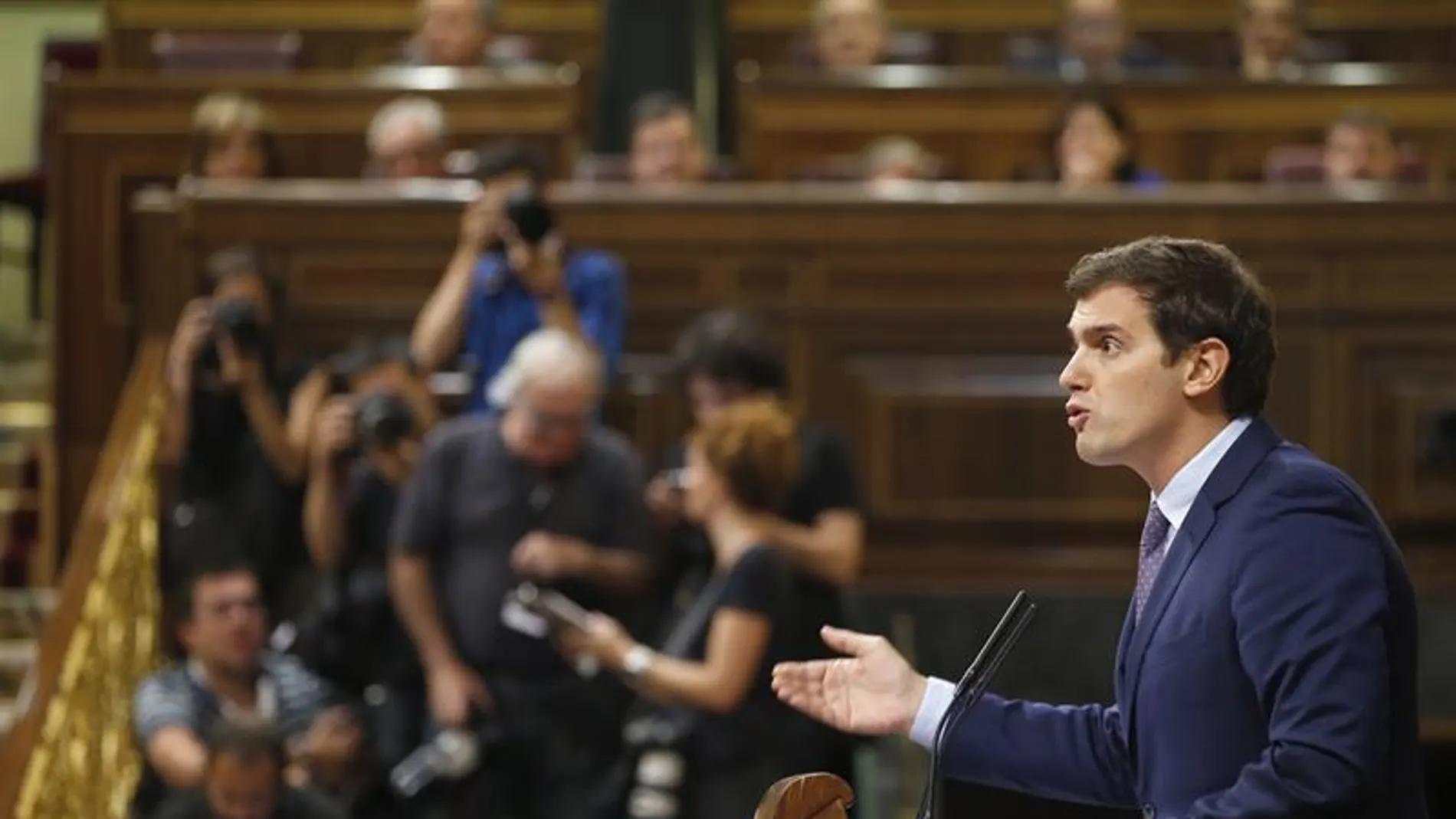 Albert Rivera en el Congreso de los Diputados Albert Rivera en el Congreso de los Diputados