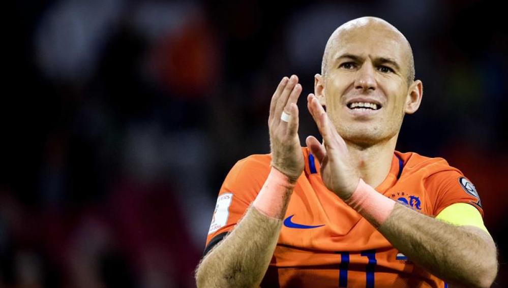 Robben, tras el partido contra Suecia