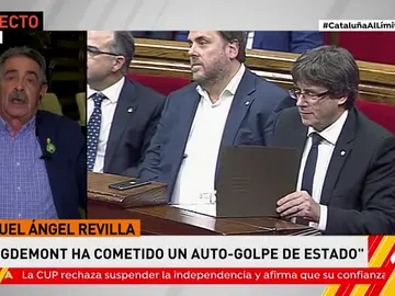Revilla: "Puigdemont y toda esta gente pasarán, pero hay una gente que está descontenta con España" Revilla: "Puigdemont y toda esta gente pasarán, pero hay una gente que está descontenta con España"